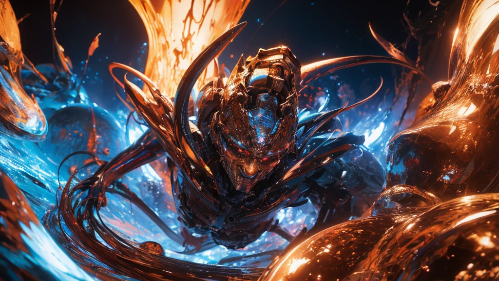 "Experience the finest ultra-detailed artwork powered by our AI platform, Because it brings to life your imagination of Pintura expressionista abstrata "Hyperion" in stunning 4K resolution."The Void