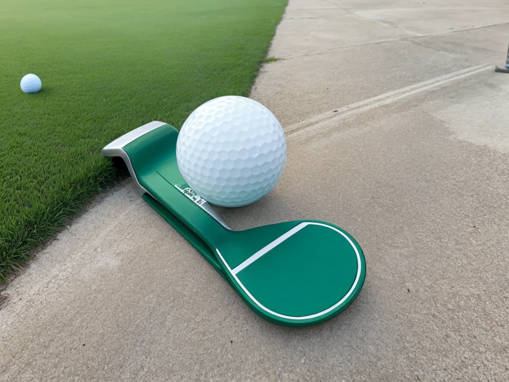 Golf ball putter green