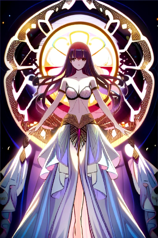 anime girl in bra
