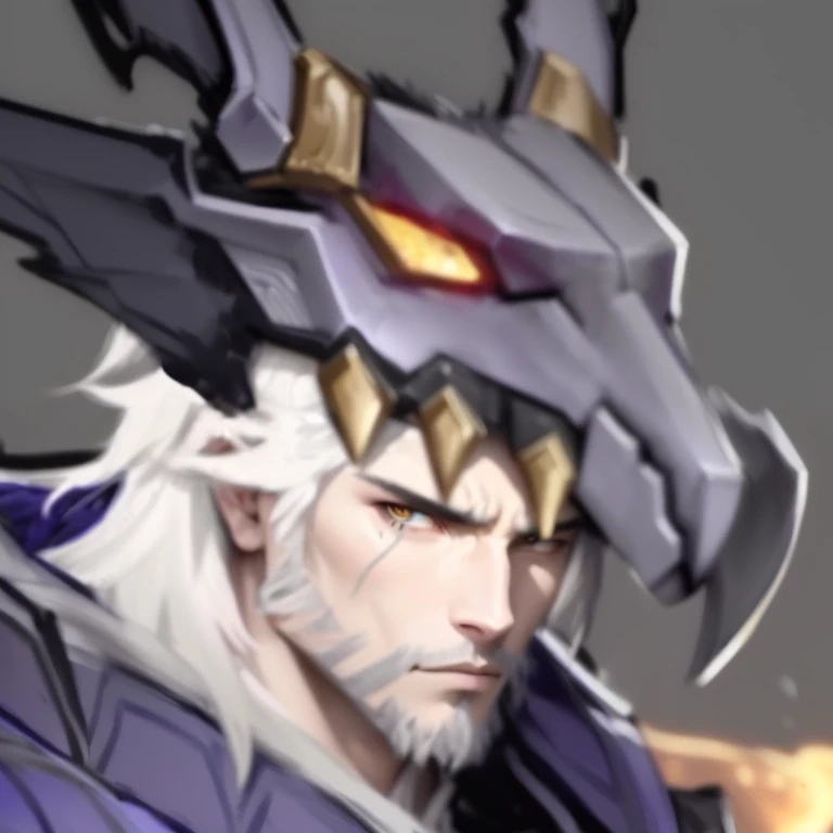 a closeup of a cartoon character with a dragon's head, discordant profile photo, discord pfp, keqing do impacto genshin, human and dragon fusion, zhongli do impacto genshin, wise ( assessing ), Dragon portrait ciborgue, personagem de impacto genshin, Dragon portrait, dos arknights, heise jinyao, of surveillance
