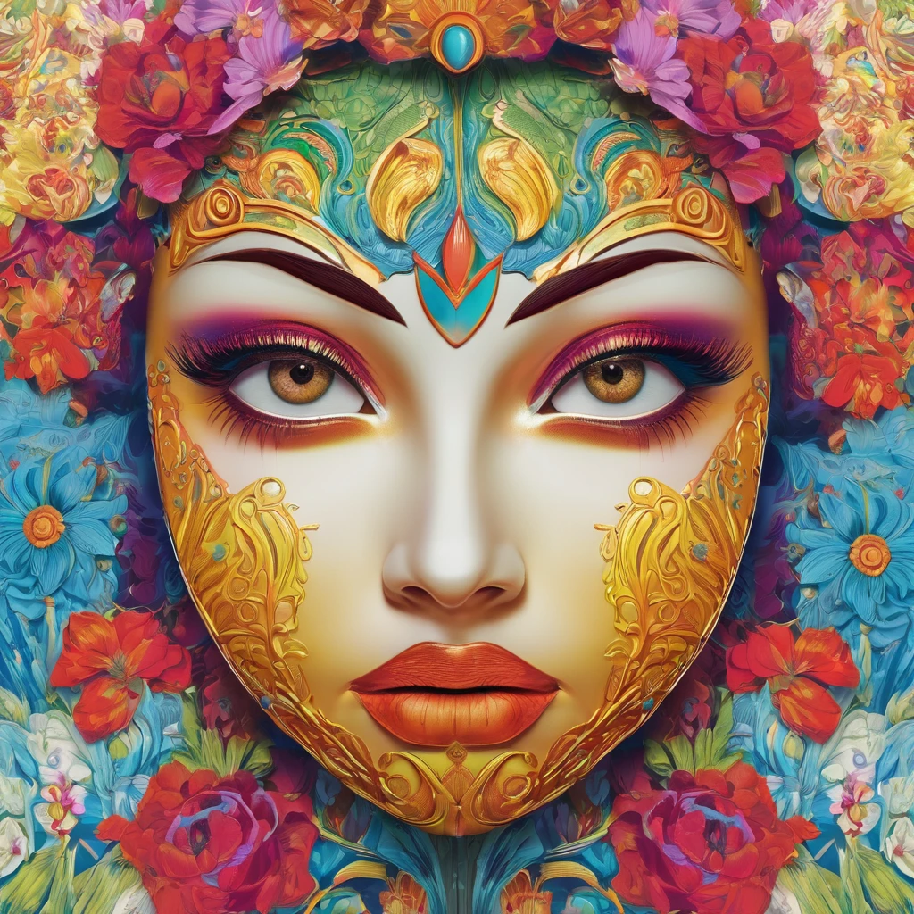 (head of'artwork, best quality:1.2), 1fille, bare, Gorgeous 19 year old woman, Sourire heureux, datailized facial and eye skin, Natural lighting, Long and Thick Blonde Hair, Hair with brown roots, Sourcils bruns,visage naturel,blue eye,cernes sous les yeux, tetas grandes,cleavage,broad shoulders, corps en forme, maquillage naturel, slender waist, large ass