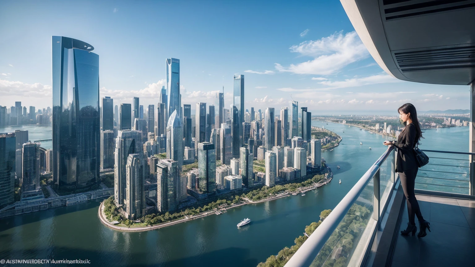 (Best quality,4K,8K,A high resolution,Masterpiece:1.2),Ultra-detailed,(Realistic,Photorealistic,photo-realistic:1.37),Futuristic floating city,Futuristic technology,Huge urban high-tech tablet platform,Airship,Floating in the sky,Futuristic city,Small airships around,High-tech hemispherical platform,Colorful lights,Advanced architecture,modernn architecture,skyscrapper,Access the cloud,Scenic beauty,view over city,Impressive design,Blend seamlessly with nature,energetic and vibrant atmosphere,Futuristic transportation system,Parking is suspended,Transparent path,Lush greenery,Sky gardens,cascading waterfalls,Magnificent skyline,reflections on the water,Sparkling river,Architectural innovation,futuristic skyscrapers,Transparent dome,The shape of the building is unusual,Elevated walkway,Impressive skyline,Glowing lights,Futuristic technology,Minimalist design,Scenic spots,Panoramic view,Cloud Piercing Tower,Vibrant colors,epic sunrise,epic sunset,Dazzling light display,magical ambiance,The future city,Urban Utopia,LuxuryLifestyle,Innovative energy,sustainable development,Smart city technology,Advanced infrastructure,Tranquil atmosphere,Nature and technology live in harmony,Awesome cityscape,Unprecedented urban planning,Architecture connects seamlessly with nature,High-tech metropolis,A cutting-edge engineering marvel,The future of urban living,Visionary architectural concept,Energy-efficient buildings,Harmony with the environment,A city floating above the clouds,Utopian dreams become reality,The possibilities are endless,State-of-the-art transportation network,Green energy integration,Innovative materials,Impressive holographic display,Advanced communication system,Breathtaking aerial view,Quiet and peaceful environment,Modernist aesthetics,Ethereal beauty