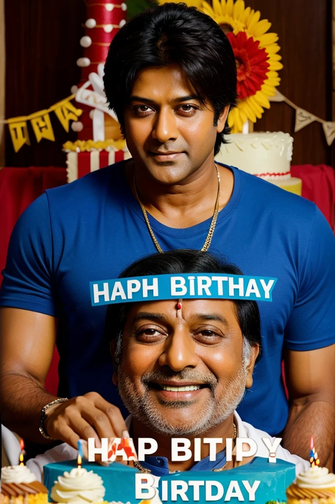 Make a creative poater with the text: "Happy Birthday Yash Sir"