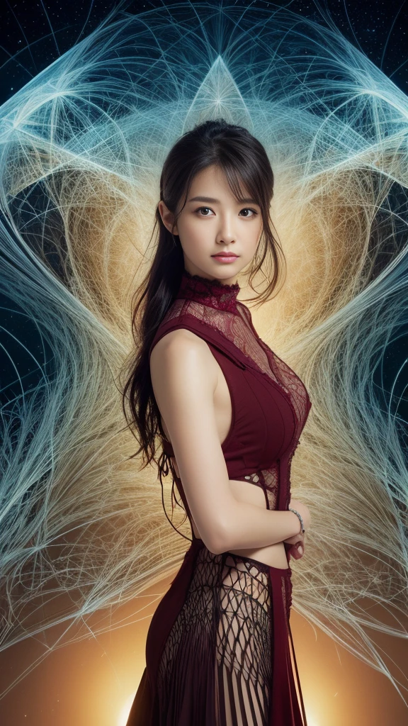 Fractal Art, gravure, look forward to, ((Women&#39;s Wrestling Costumes)), slave, Flashy makeup, From the chest up, masterpiece, Highest quality, Very detailed, Realistic, Very detailed肌, Perfect Anatomy, (1 Japanese Mature), (alone), 120 years old, Big Breasts, Mature female politician, Glamour, sexy, Chromo White Skin, View your audience,