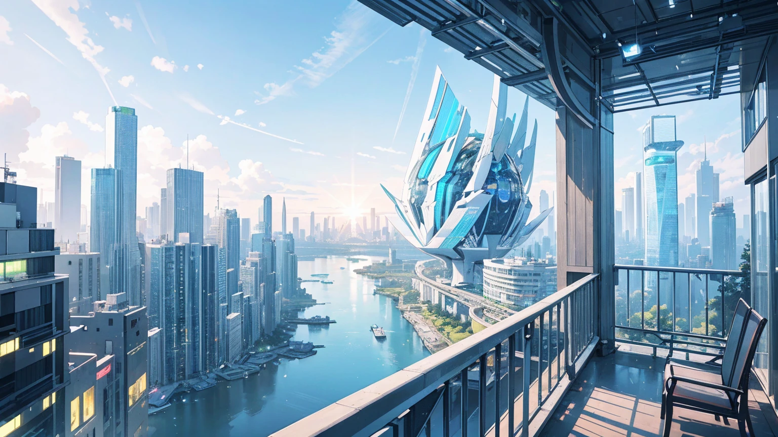 (Best quality,4K,8K,A high resolution,Masterpiece:1.2),Ultra-detailed,(Realistic,Photorealistic,photo-realistic:1.37),Futuristic floating city,Futuristic technology,Huge urban high-tech tablet platform,Airship,Floating in the sky,Futuristic city,Small airships around,High-tech hemispherical platform,Colorful lights,Advanced architecture,modernn architecture,skyscrapper,Access the cloud,Scenic beauty,view over city,Impressive design,Blend seamlessly with nature,energetic and vibrant atmosphere,Futuristic transportation system,Parking is suspended,Transparent path,Lush greenery,Sky gardens,cascading waterfalls,Magnificent skyline,reflections on the water,Sparkling river,Architectural innovation,futuristic skyscrapers,Transparent dome,The shape of the building is unusual,Elevated walkway,Impressive skyline,Glowing lights,Futuristic technology,Minimalist design,Scenic spots,Panoramic view,Cloud Piercing Tower,Vibrant colors,epic sunrise,epic sunset,Dazzling light display,magical ambiance,The future city,Urban Utopia,LuxuryLifestyle,Innovative energy,sustainable development,Smart city technology,Advanced infrastructure,Tranquil atmosphere,Nature and technology live in harmony,Awesome cityscape,Unprecedented urban planning,Architecture connects seamlessly with nature,High-tech metropolis,A cutting-edge engineering marvel,The future of urban living,Visionary architectural concept,Energy-efficient buildings,Harmony with the environment,A city floating above the clouds,Utopian dreams become reality,The possibilities are endless,State-of-the-art transportation network,Green energy integration,Innovative materials,Impressive holographic display,Advanced communication system,Breathtaking aerial view,Quiet and peaceful environment,Modernist aesthetics,Ethereal beauty