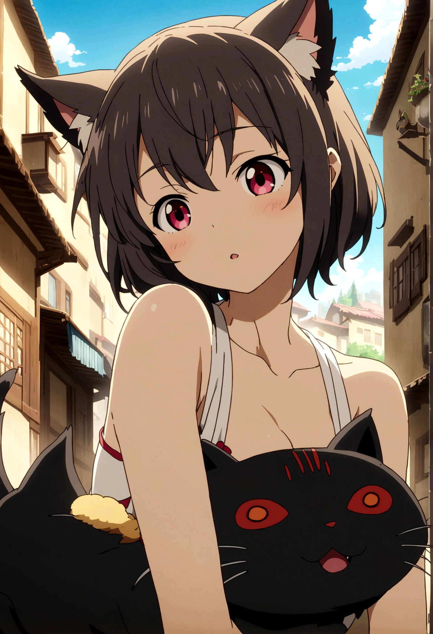 Catgirl, neko, anime, attractive