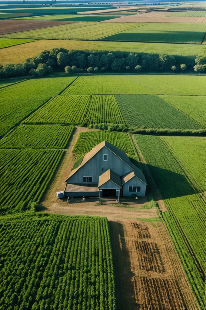 Generate an image of a farming company