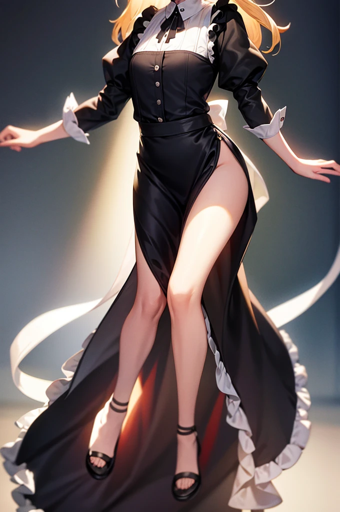 1girl in, (Smile:1.6) ,stunningly beautiful girl, full body Esbian,Haute_Couture, designer dress, high-heels,high fashion, dynamic ungle, fashionshow, (Indoor runway:1.4),Long shaped face, beautiful countenance, darkred eyes, Sandy Blonde Side Sweep Hair, Short hair, Long ringlet, catwalk,Red carpet,Colorful confetti, Vivid colors, masutepiece, Best Quality, absurderes, Highest Quality, Amazing details, 8K, Aesthetic,Perfect Lighting,