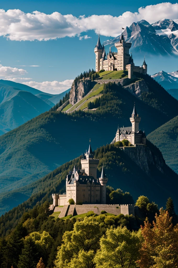 Large Castle in mountain