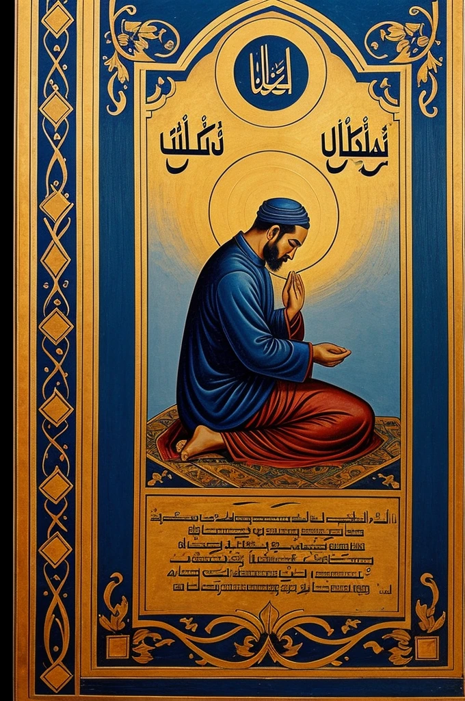 A man prayer to allah