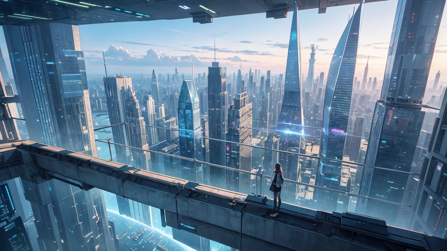 (Best quality,4K,8K,A high resolution,Masterpiece:1.2),Ultra-detailed,(Realistic,Photorealistic,photo-realistic:1.37),Futuristic floating city,Futuristic technology,Huge urban high-tech tablet platform,Airship,Floating in the sky,Futuristic city,Small airships around,High-tech hemispherical platform,Colorful lights,Advanced architecture,modernn architecture,skyscrapper,Access the cloud,Scenic beauty,view over city,Impressive design,Blend seamlessly with nature,energetic and vibrant atmosphere,Futuristic transportation system,Parking is suspended,Transparent path,Lush greenery,Sky gardens,cascading waterfalls,Magnificent skyline,reflections on the water,Sparkling river,Architectural innovation,futuristic skyscrapers,Transparent dome,The shape of the building is unusual,Elevated walkway,Impressive skyline,Glowing lights,Futuristic technology,Minimalist design,Scenic spots,Panoramic view,Cloud Piercing Tower,Vibrant colors,epic sunrise,epic sunset,Dazzling light display,magical ambiance,The future city,Urban Utopia,LuxuryLifestyle,Innovative energy,sustainable development,Smart city technology,Advanced infrastructure,Tranquil atmosphere,Nature and technology live in harmony,Awesome cityscape,Unprecedented urban planning,Architecture connects seamlessly with nature,High-tech metropolis,A cutting-edge engineering marvel,The future of urban living,Visionary architectural concept,Energy-efficient buildings,Harmony with the environment,A city floating above the clouds,Utopian dreams become reality,The possibilities are endless,State-of-the-art transportation network,Green energy integration,Innovative materials,Impressive holographic display,Advanced communication system,Breathtaking aerial view,Quiet and peaceful environment,Modernist aesthetics,Ethereal beauty