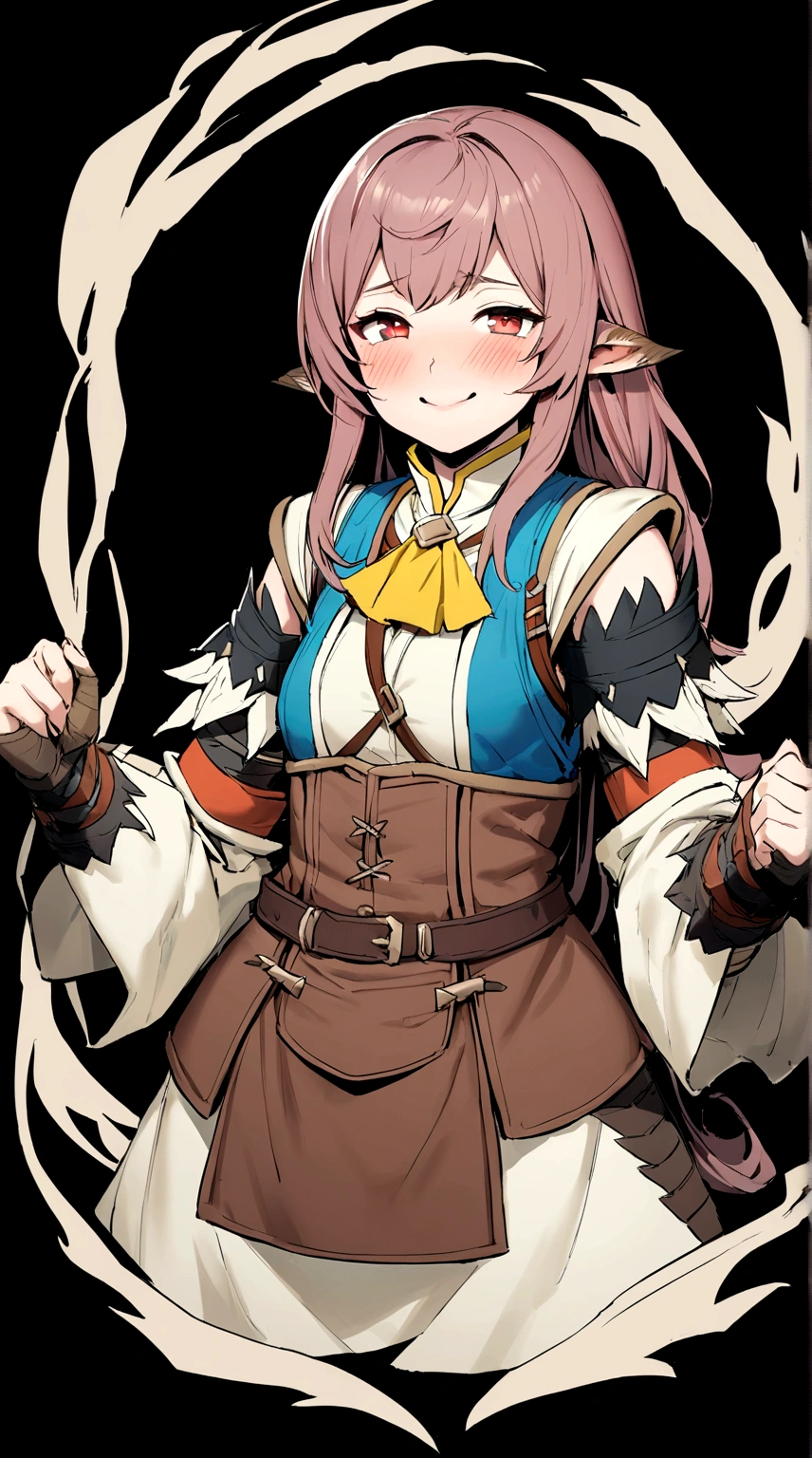Anime style illustration, character from the anime Mushoku Tensei, Character Eris.