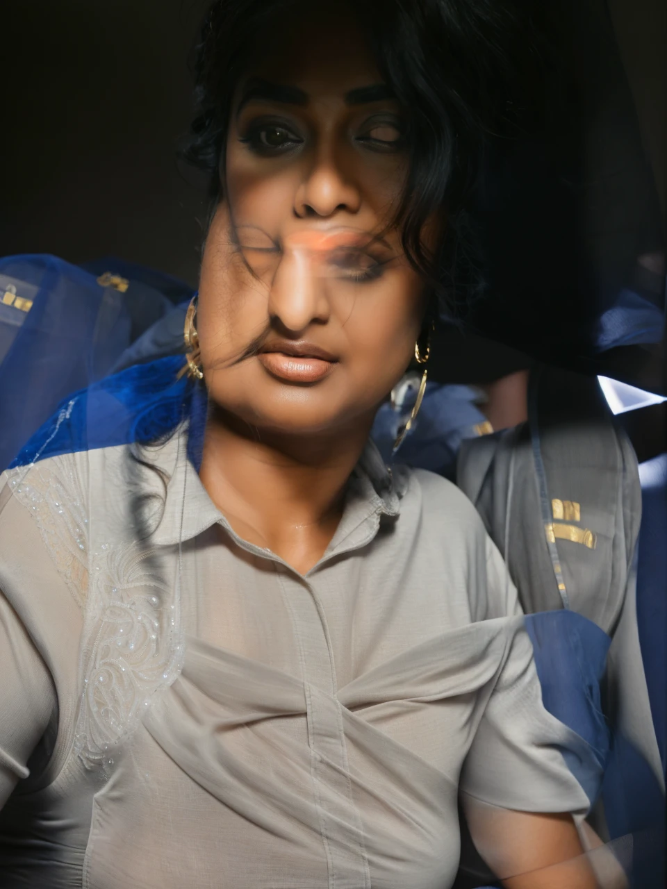 50yo mature MILF Anushka Shetty,((best quality)), ((masterpiece)), ((realistic)), sweat, alluring figure, bulging figure, thick charming lady, curvy, thick navel, full figured woman, eye kajal, massive breast, full body, styled hair, pierced eyes, female face,royal aura, trend on artstation , sharp focus, studio photo, intricate detail, very detailed, detailed eye, illustration, very detailed, sharp focus, digital render, professional, 4k