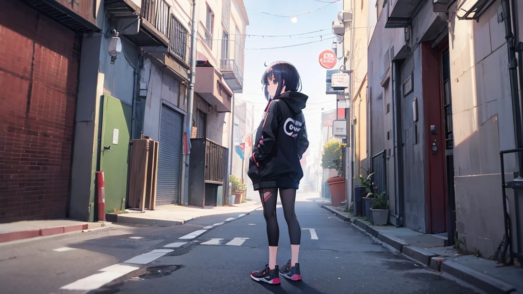 Future City Back Alley central girl hoodie