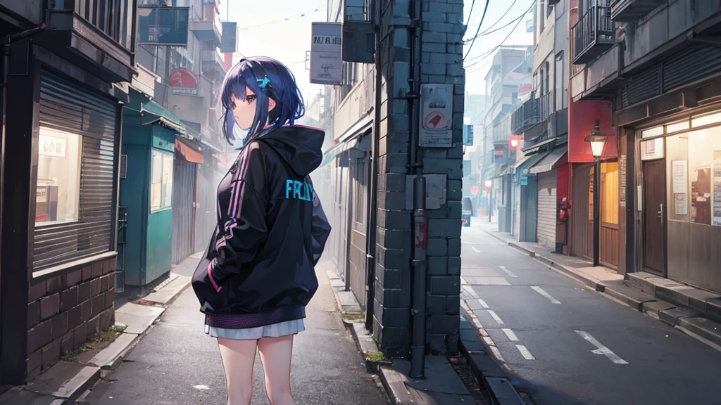 Future City Back Alley central girl hoodie