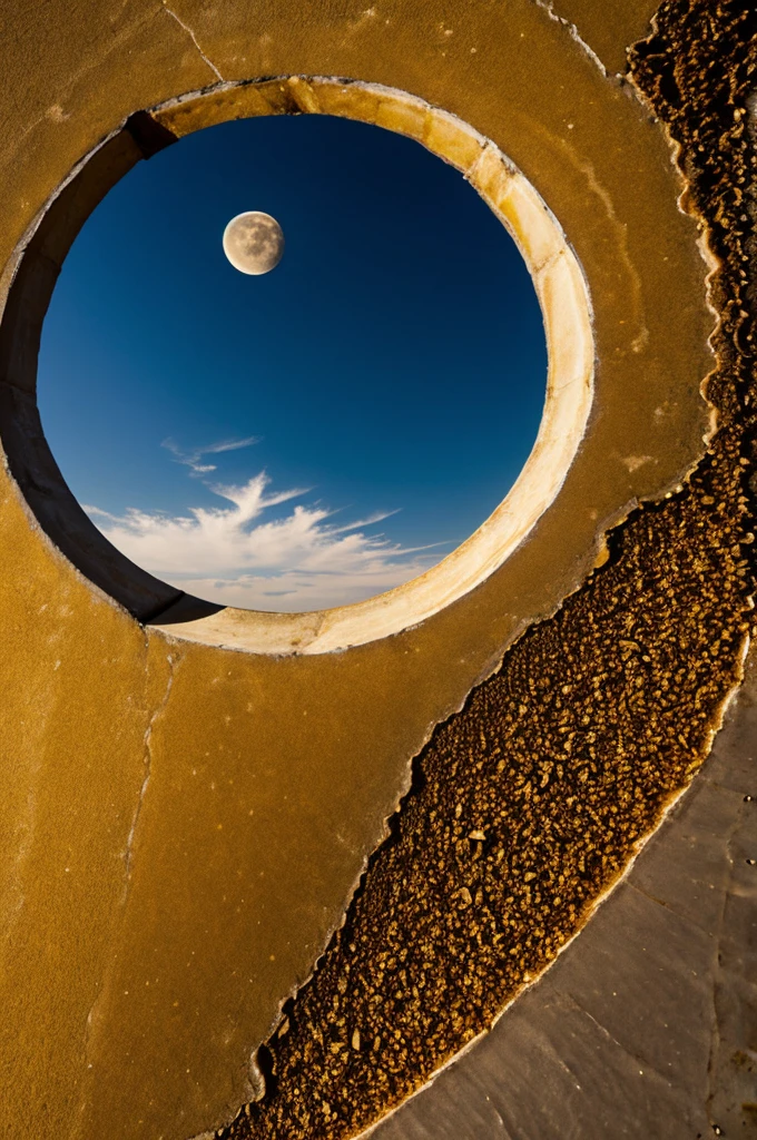 Half moon and half honey