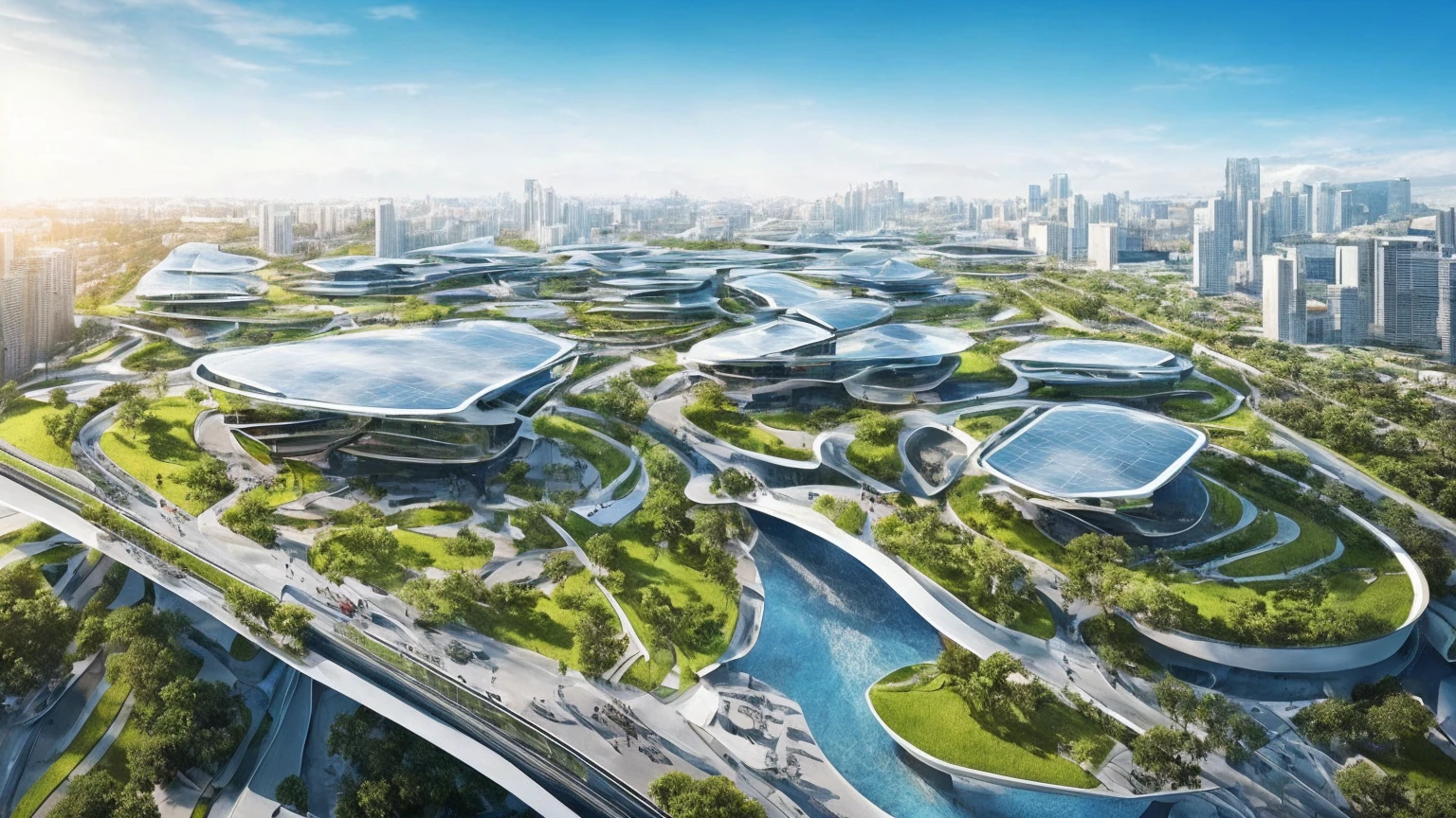 (Best quality,4K,8K,A high resolution,Masterpiece:1.2),Ultra-detailed,(Realistic,Photorealistic,photo-realistic:1.37),Futuristic floating city,Futuristic technology,Huge urban high-tech tablet platform,Airship,Floating in the sky,Futuristic city,Small airships around,High-tech hemispherical platform,Colorful lights,Advanced architecture,modernn architecture,skyscrapper,Access the cloud,Scenic beauty,view over city,Impressive design,Blend seamlessly with nature,energetic and vibrant atmosphere,Futuristic transportation system,Parking is suspended,Transparent path,Lush greenery,Sky gardens,cascading waterfalls,Magnificent skyline,reflections on the water,Sparkling river,Architectural innovation,futuristic skyscrapers,Transparent dome,The shape of the building is unusual,Elevated walkway,Impressive skyline,Glowing lights,Futuristic technology,Minimalist design,Scenic spots,Panoramic view,Cloud Piercing Tower,Vibrant colors,epic sunrise,epic sunset,Dazzling light display,magical ambiance,The future city,Urban Utopia,LuxuryLifestyle,Innovative energy,sustainable development,Smart city technology,Advanced infrastructure,Tranquil atmosphere,Nature and technology live in harmony,Awesome cityscape,Unprecedented urban planning,Architecture connects seamlessly with nature,High-tech metropolis,A cutting-edge engineering marvel,The future of urban living,Visionary architectural concept,Energy-efficient buildings,Harmony with the environment,A city floating above the clouds,Utopian dreams become reality,The possibilities are endless,State-of-the-art transportation network,Green energy integration,Innovative materials,Impressive holographic display,Advanced communication system,Breathtaking aerial view,Quiet and peaceful environment,Modernist aesthetics,Ethereal beauty
