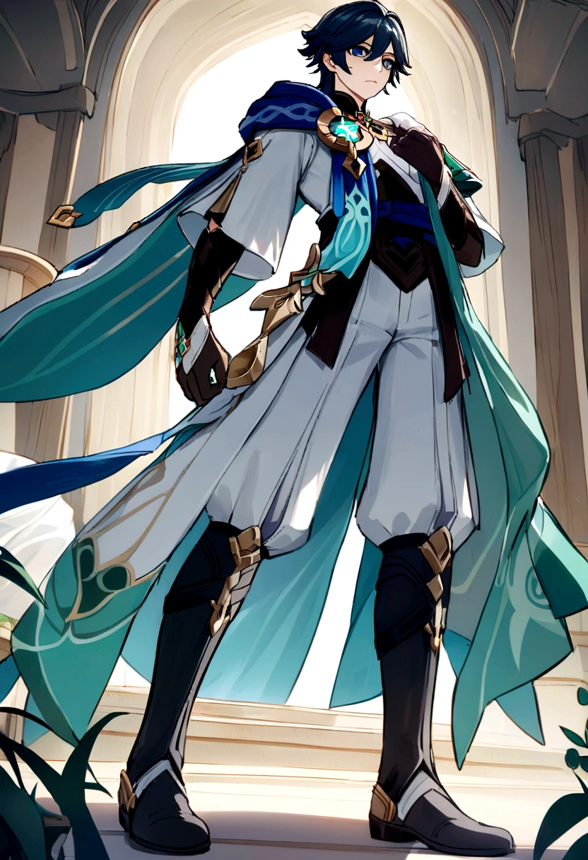 Personagem (scaramouhe/wanderer de impacto genshin) 