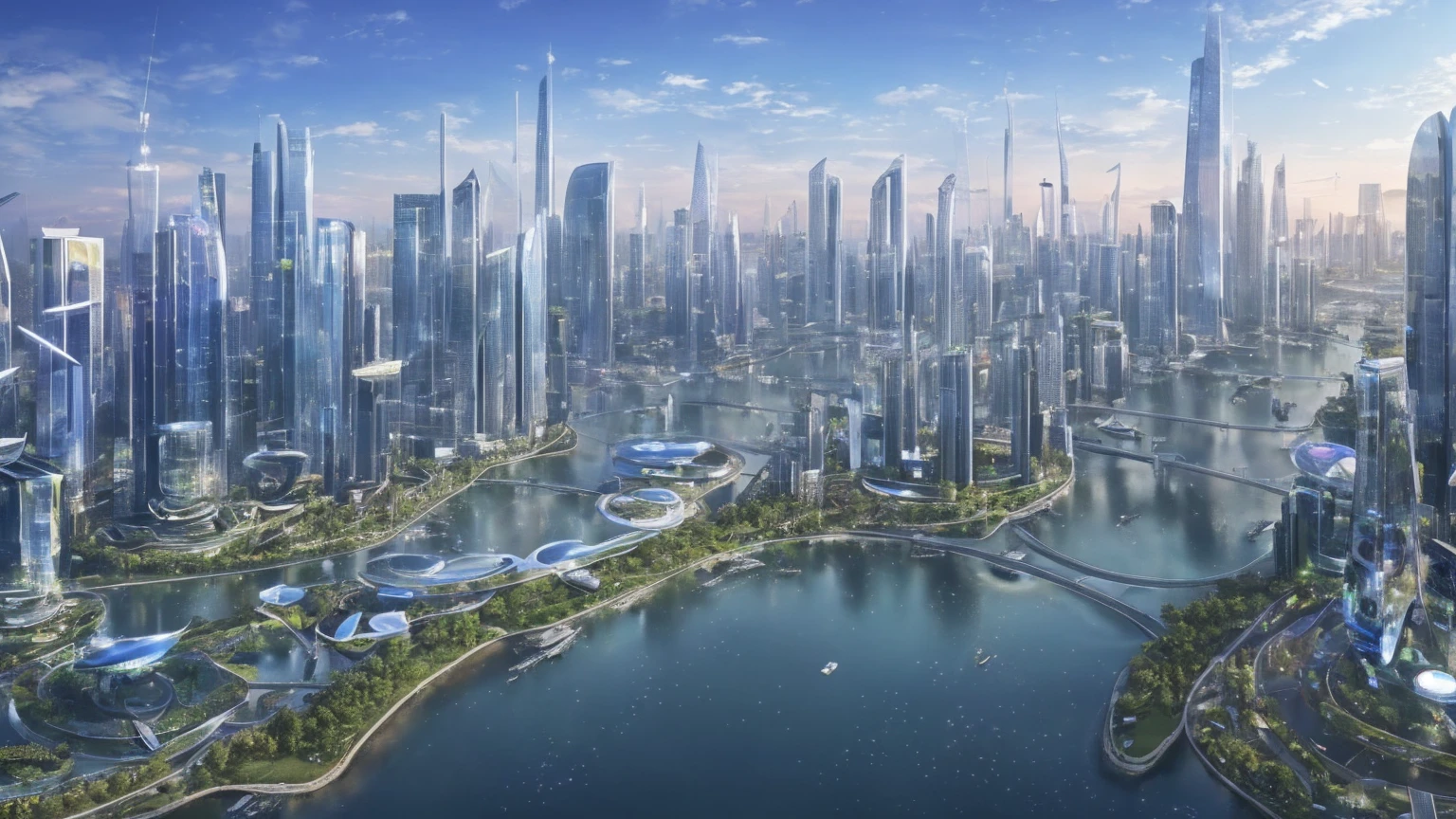 (Best quality,4K,8K,A high resolution,Masterpiece:1.2),Ultra-detailed,(Realistic,Photorealistic,photo-realistic:1.37),Futuristic floating city,Futuristic technology,Huge urban high-tech tablet platform,Airship,Floating in the sky,Futuristic city,Small airships around,High-tech hemispherical platform,Colorful lights,Advanced architecture,modernn architecture,skyscrapper,Access the cloud,Scenic beauty,view over city,Impressive design,Blend seamlessly with nature,energetic and vibrant atmosphere,Futuristic transportation system,Parking is suspended,Transparent path,Lush greenery,Sky gardens,cascading waterfalls,Magnificent skyline,reflections on the water,Sparkling river,Architectural innovation,futuristic skyscrapers,Transparent dome,The shape of the building is unusual,Elevated walkway,Impressive skyline,Glowing lights,Futuristic technology,Minimalist design,Scenic spots,Panoramic view,Cloud Piercing Tower,Vibrant colors,epic sunrise,epic sunset,Dazzling light display,magical ambiance,The future city,Urban Utopia,LuxuryLifestyle,Innovative energy,sustainable development,Smart city technology,Advanced infrastructure,Tranquil atmosphere,Nature and technology live in harmony,Awesome cityscape,Unprecedented urban planning,Architecture connects seamlessly with nature,High-tech metropolis,A cutting-edge engineering marvel,The future of urban living,Visionary architectural concept,Energy-efficient buildings,Harmony with the environment,A city floating above the clouds,Utopian dreams become reality,The possibilities are endless,State-of-the-art transportation network,Green energy integration,Innovative materials,Impressive holographic display,Advanced communication system,Breathtaking aerial view,Quiet and peaceful environment,Modernist aesthetics,Ethereal beauty
