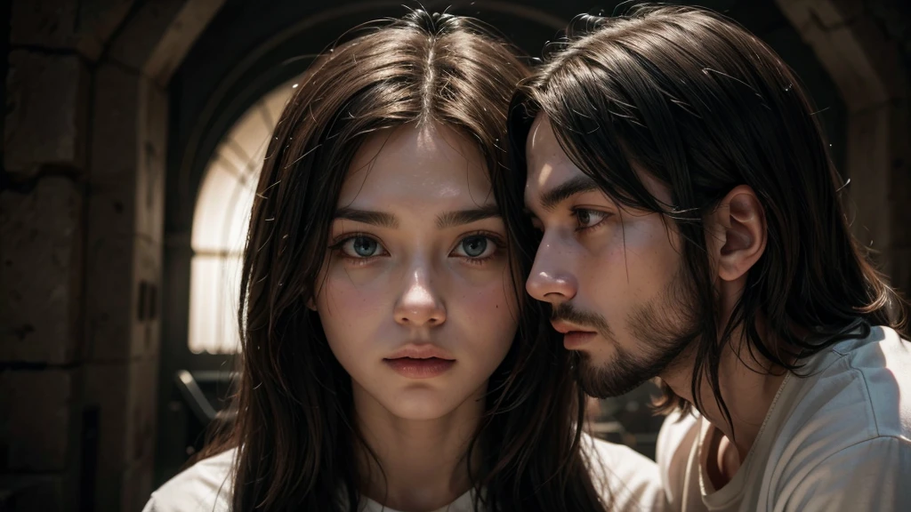 Jesus face to face with an alien