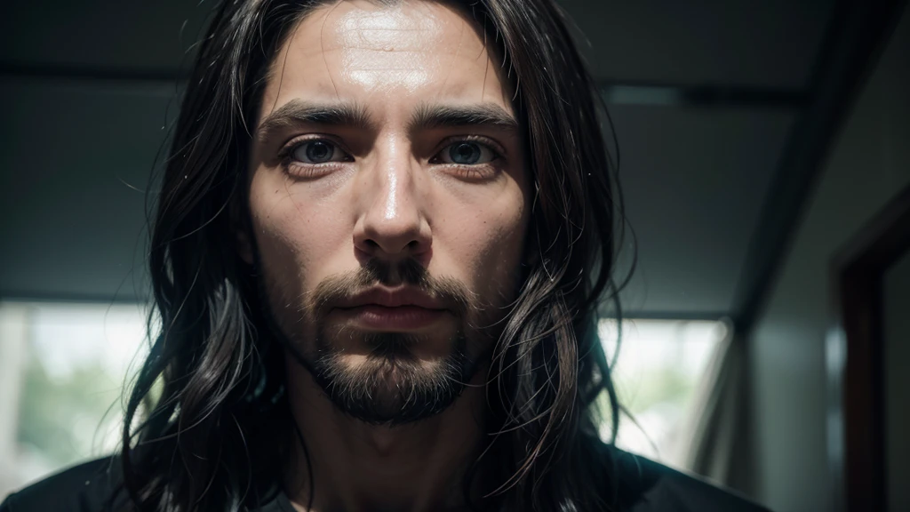 Jesus face to face with an alien