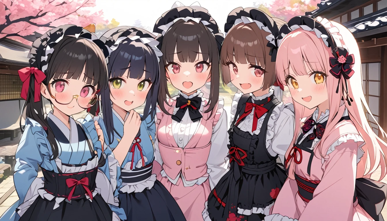 (Highest quality),Lolita fashion girls,cute,Japan,Moe