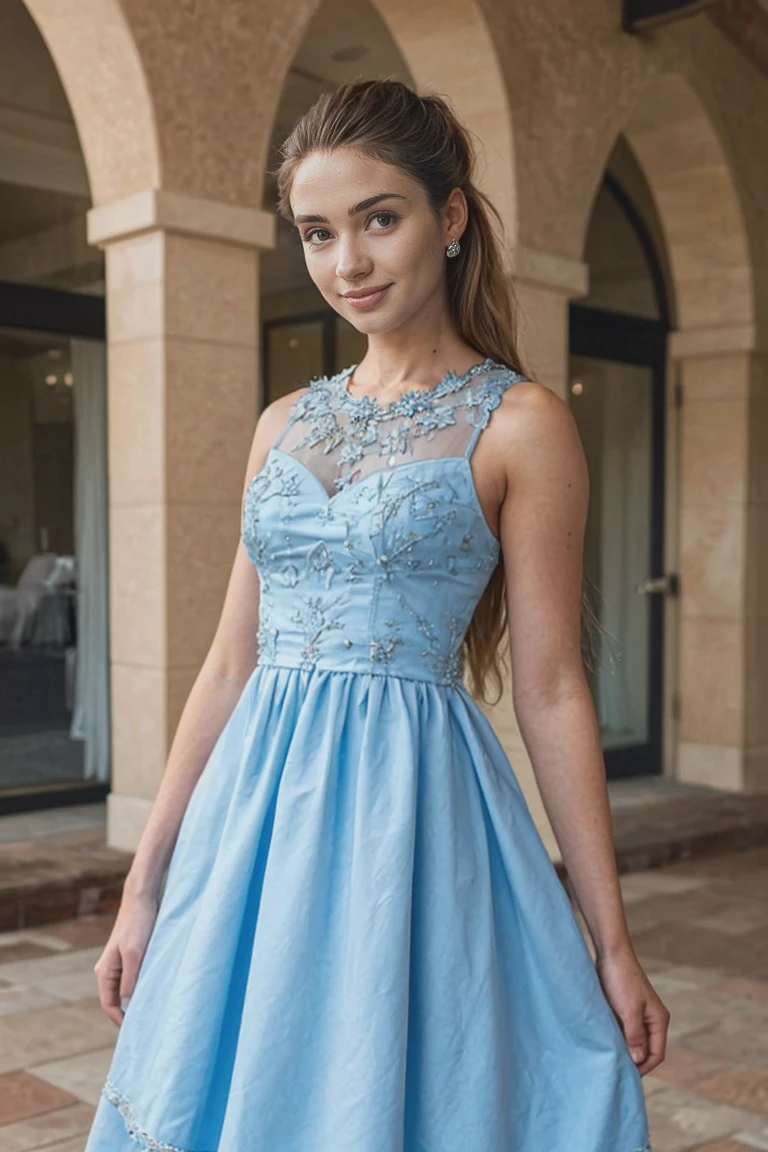 Realistic ,Beautiful Young Female ,dress