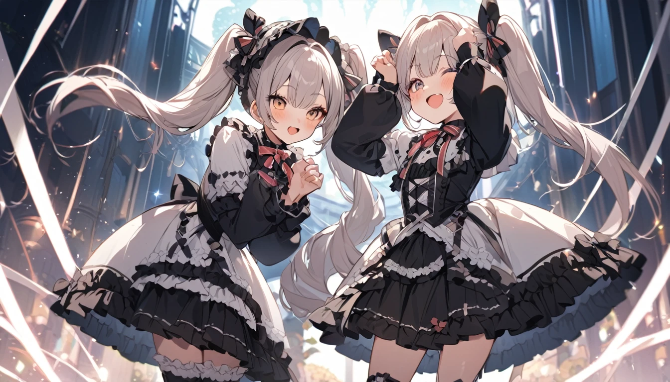 (Highest quality),ta fashion girl,Twin tails,Cute pose
