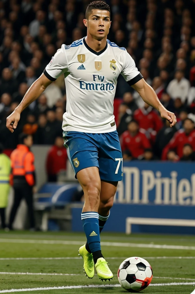 Ronaldo playing football