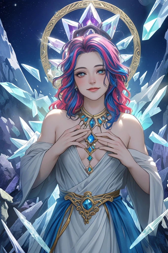 Enchanted Luminosity
Ethereal Shimmer
Mystical Radiance
Glowing Aura
Supernatural Gleam
Magical Radiance
Ephemeral Luminescence
halo
age 35, wizard, crystal wasteland, gem, jewel, ruby, rainbow hair
