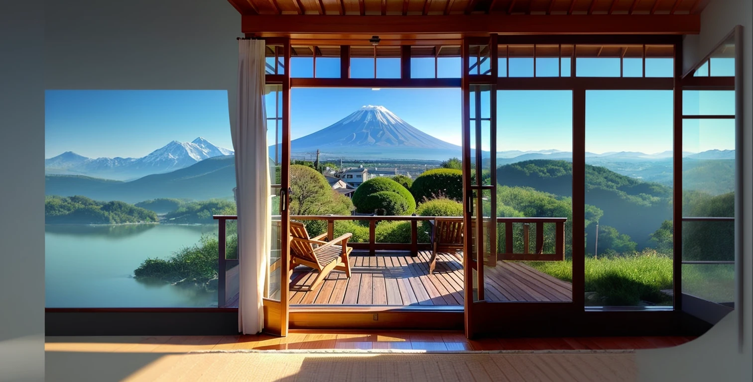Generate a landscape according to an image