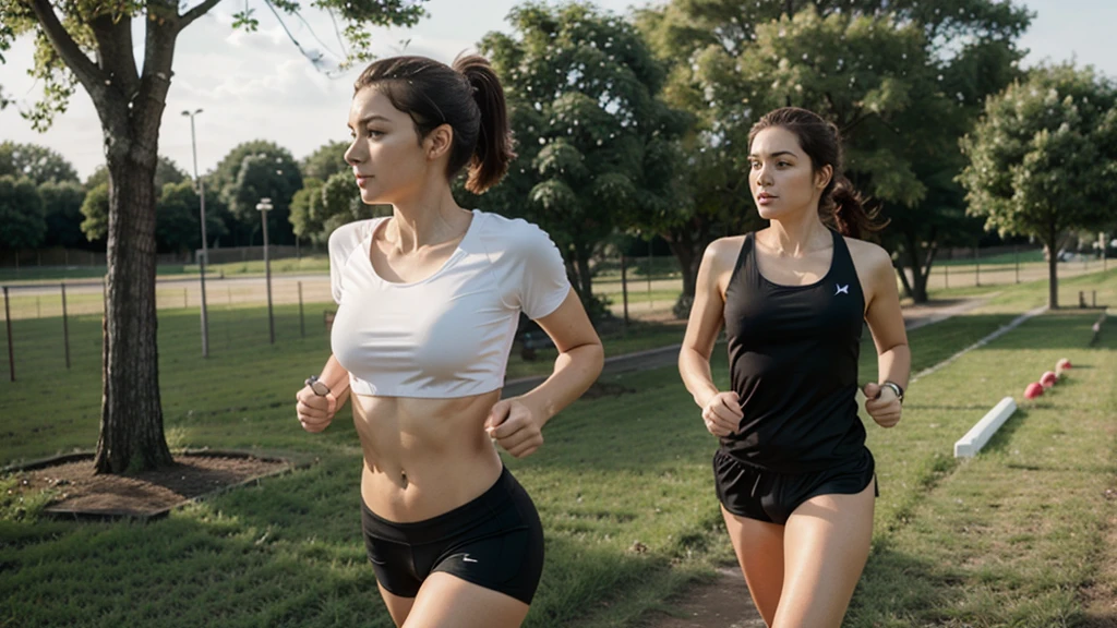 woman ,healthy ,Exercise runing