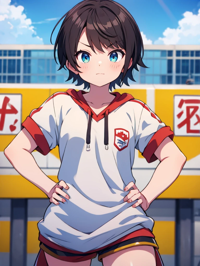 tomboy、Hands on hips