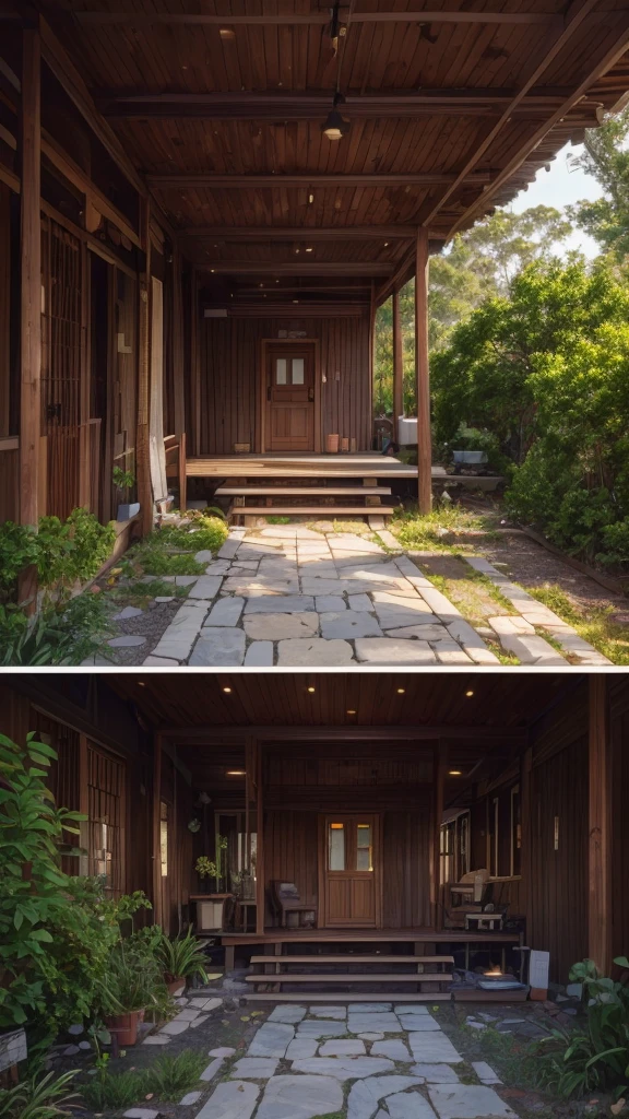 3D isometric, masterpiece, extremely detailed 8k cg unity wallpaper, best quality, best illustration, best shading, sharp, balinese temple, round mossy thatched hut, octane rendering, ray tracing, ultra detailed
