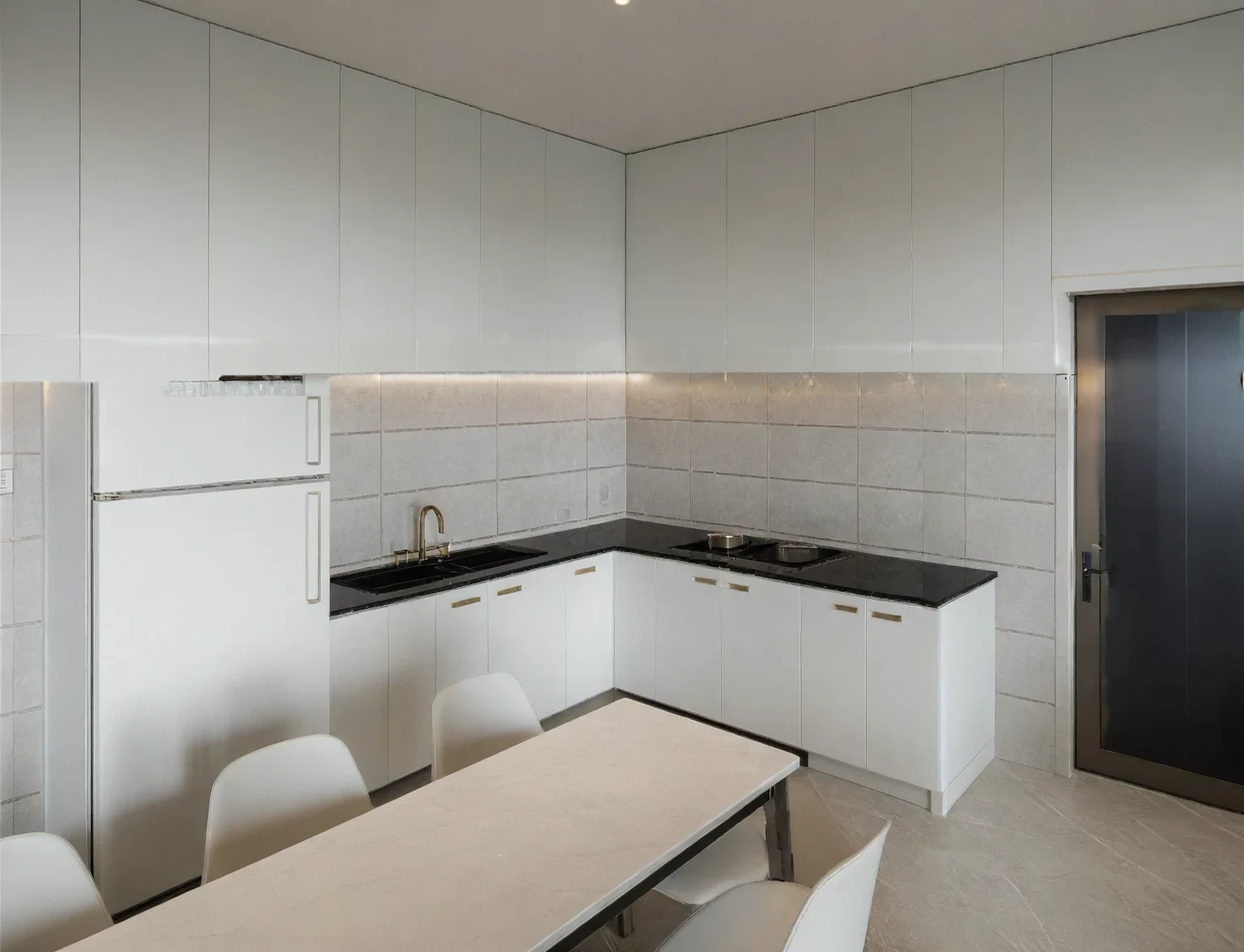 Dark tile