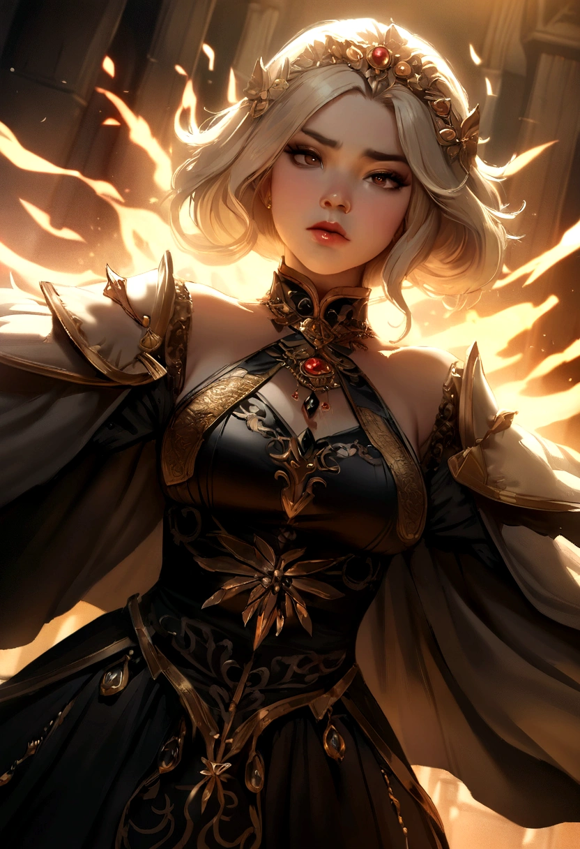 seorang raja pada jaman abad pertengahan yang angkuh dengan penuh harta,medieval fantasy king,arrogant king,rich king,highly detailed,anime art style,cinematic lighting,dramatic pose,dramatic expression,intricate ornate clothing,opulent jewelry,glowing magical aura,volumetric lighting,cinematic camera angle,8k,masterpiece,photorealistic