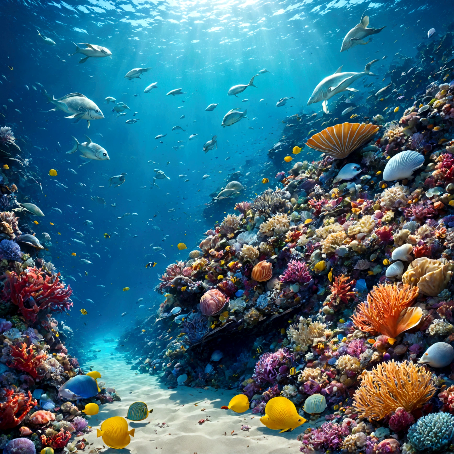 Ocean、beautiful、Yacht、Ocean水魚、crustacean、mollusc