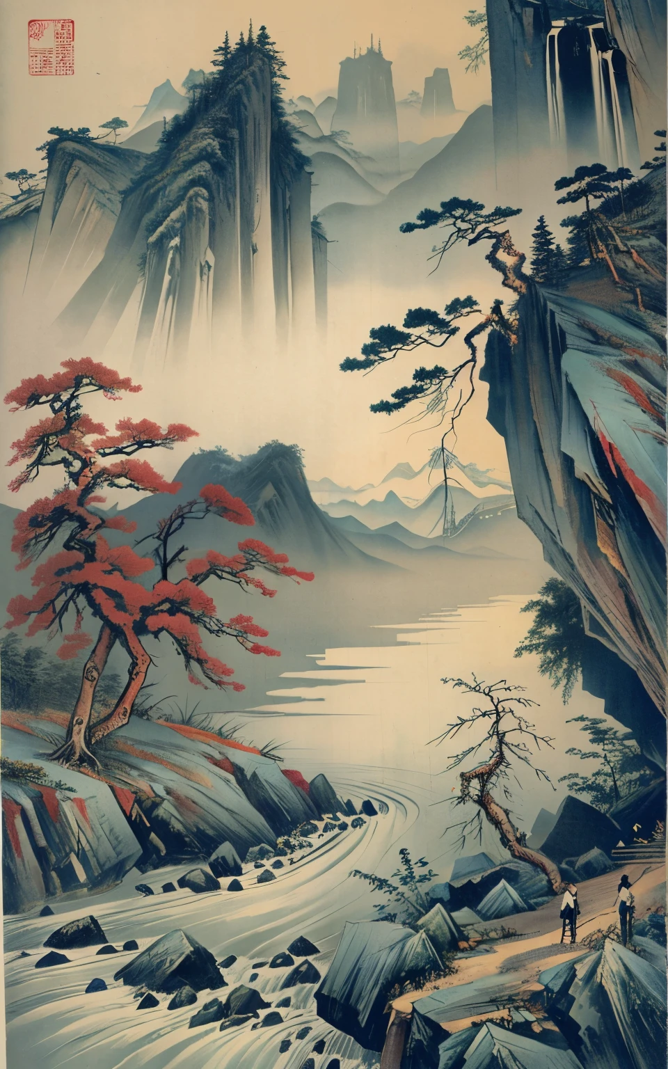 蜿蜒的Mountain路，Mountain，Beautiful scenery