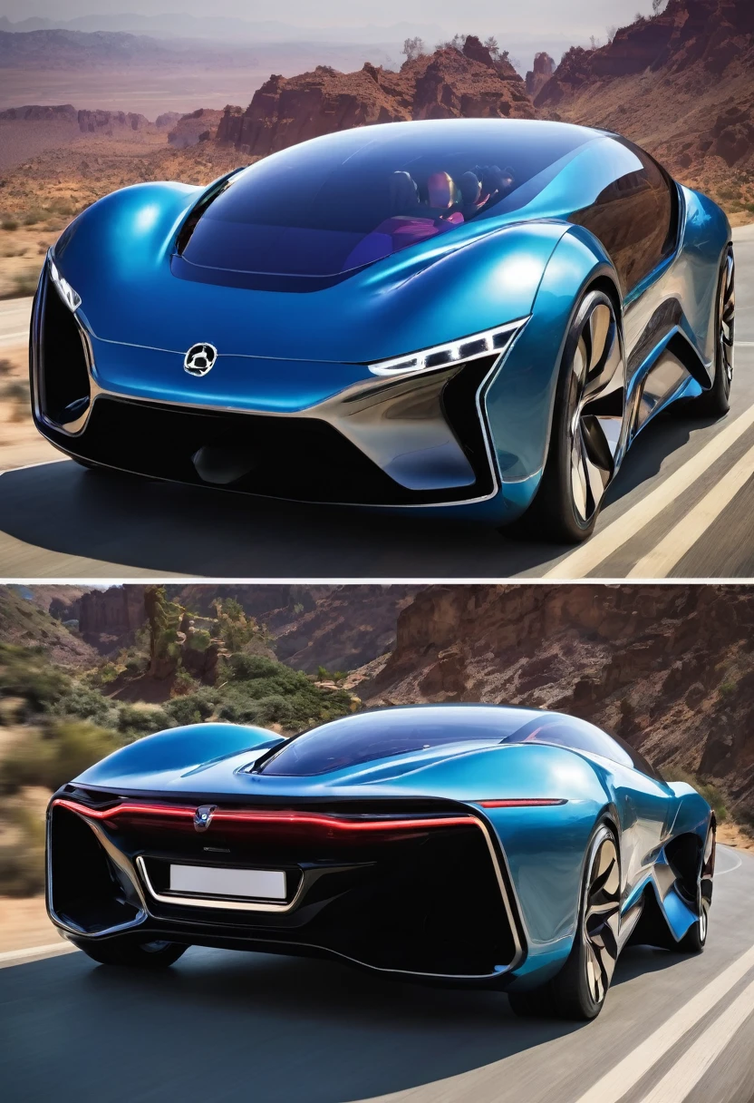 The most technological car in the world, the car of the future in the year 3024
