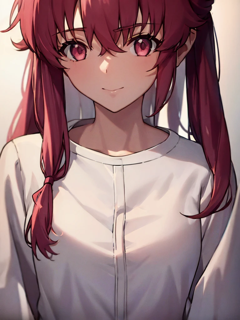 1girl, wearing white sweater, close up image selfie, eating mcdonalds