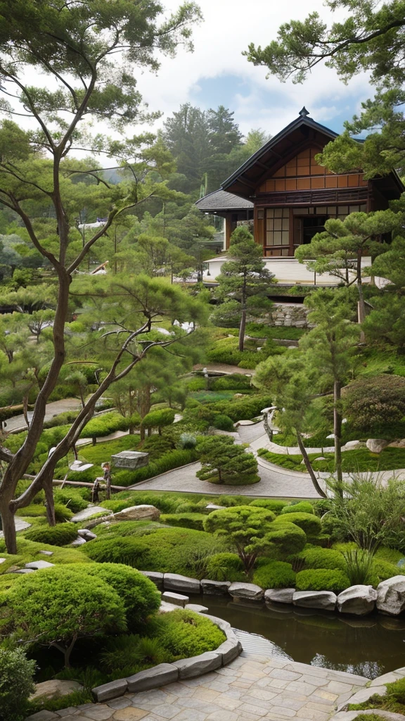 Japanese garden､Includes dry landscape gardens､Edo Period､Edoyashiki