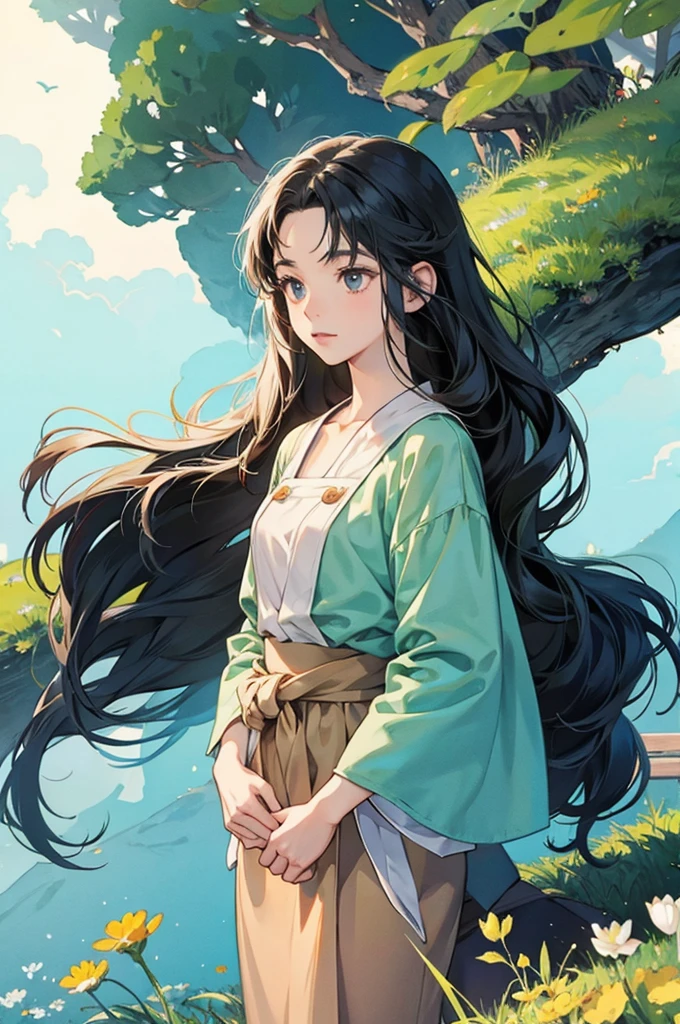 Ghibli-like girl