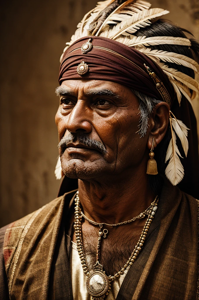 Old indian king
