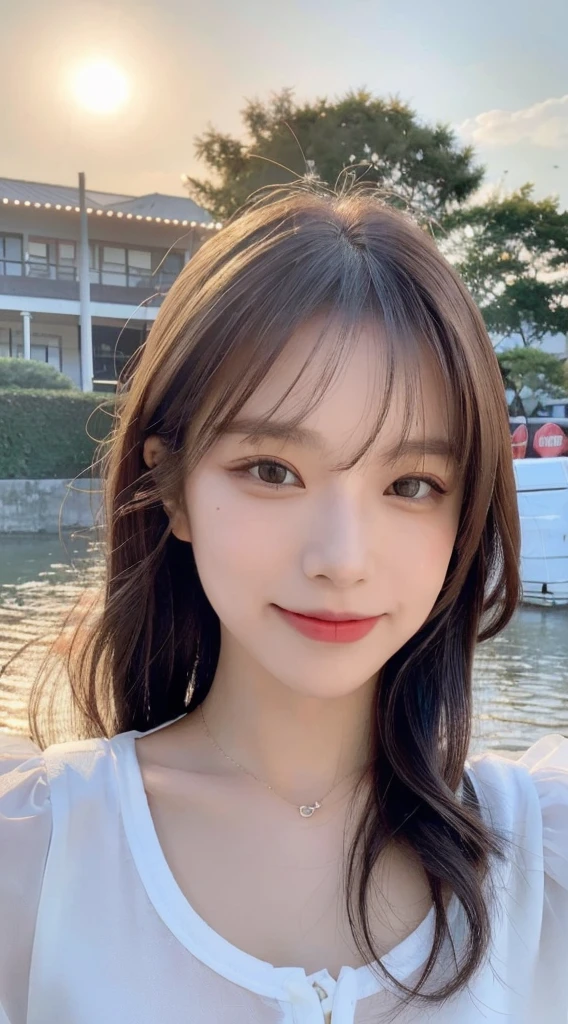 intimate clothing, Transparent material, (((best quality, 8K, masterpiece))), sharp focus, (Beautiful Women in Perfect Shape), Thin, (hairstyle: Predominant)), street: 1.2 非常に詳細な顔と肌の質感詳細な目double eyelidsランダムな姿勢, (Smile),sPredominanter cute Japan person,sPredominanter beauty Japanese girl, Realistic face, double eyelids,Smile,Summer Day Festival , sunset ,Fireworks background, exposed, wardrobe malfunction