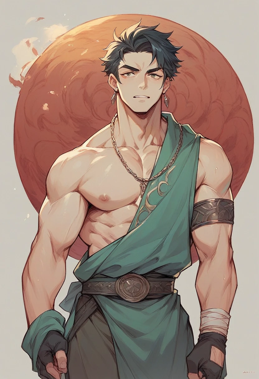 The strongest and most muscular man in the universe has a very beautiful face