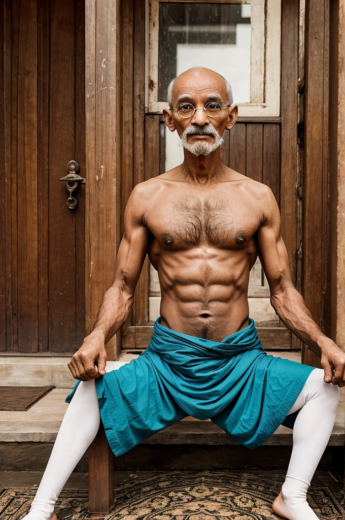 Mahatma Gandhi poop