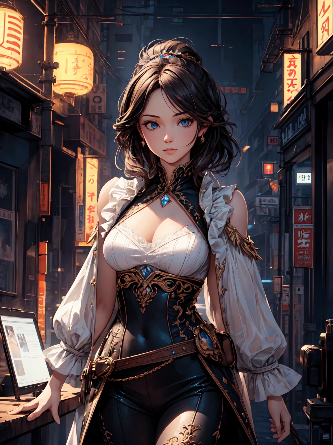 (mature:1.2) Style Princess, (Tifkeller:1.08), masterpiece, Highest quality, Highest quality, Cinema Lighting, (Volumetric lighting), Very detailed CG unity 8k wallpaper, Concentration, 8k wallpaper, 4k wallpaper, Very detailed, Ultra-realistic, Realistic, Sharp focus, Absurd, (High resolution:1.2), (High Contrast), photograph, Detailed and complex, Instagram, Portraiture, Very detailed, Digital Painting, Art Station, Concept Art, Smooth, Sharp focus, figure, Cinema Lighting