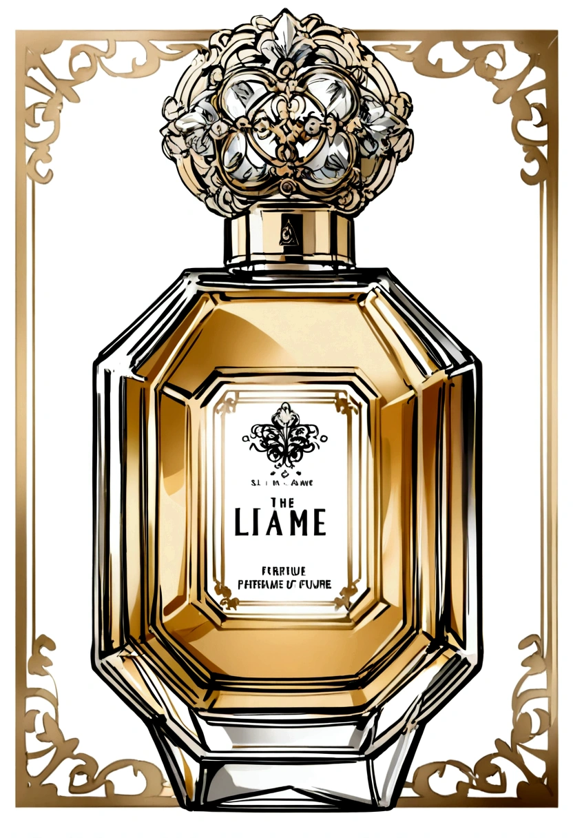 A special logo in me SL the name of the brand is a perfume