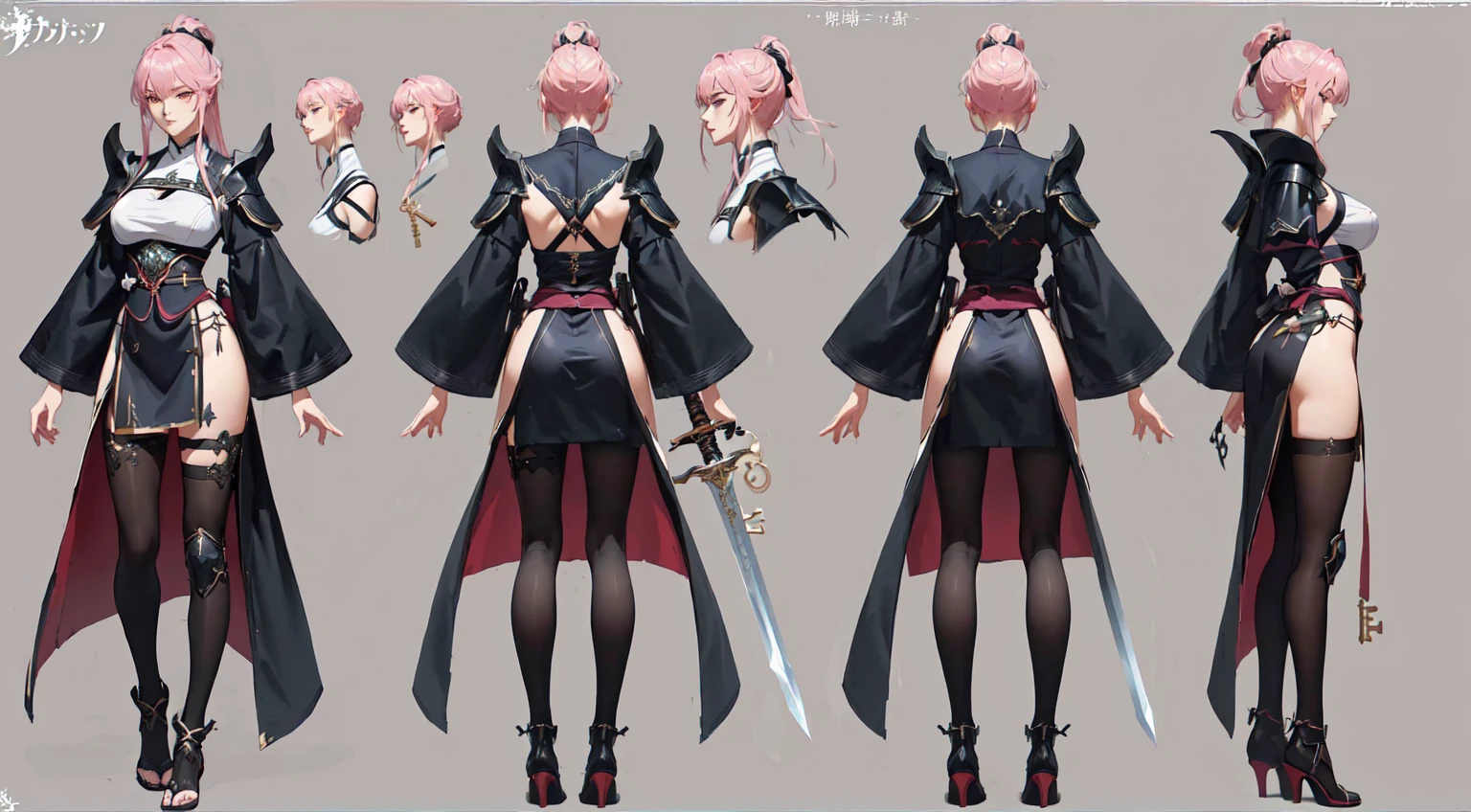 Dressed in clothing、Close-up of a man holding a sword, Popular on artstation pixiv, Beautiful full body concept art, Kushat Krenz Key Women in Art, Detailed full body concept art, guweiz on artstation pixiv, Anime Concept Art, 8k character concept art, 8K character concept art, feng zhu concept art