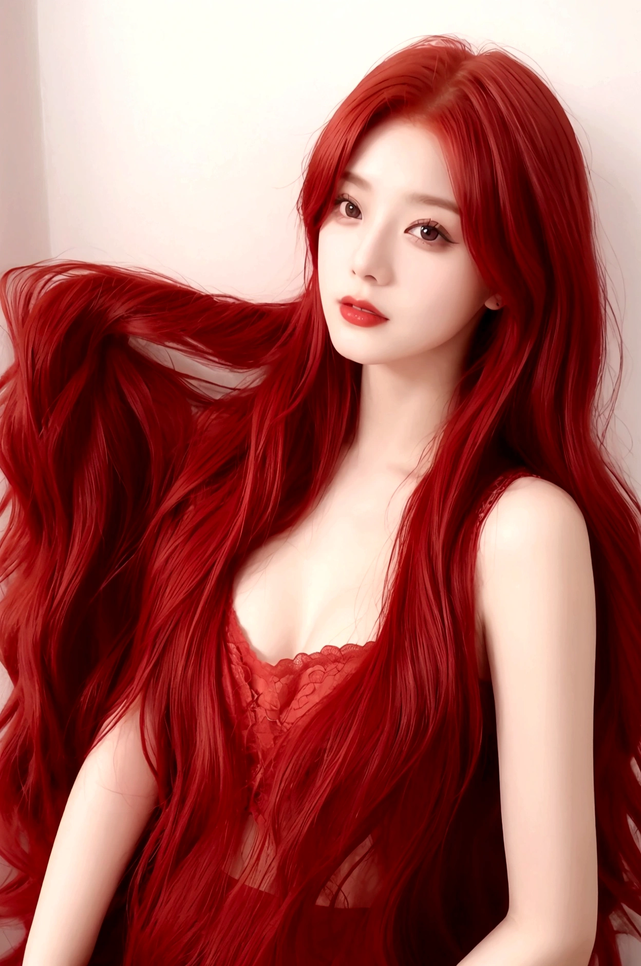 Miss, Red hair,